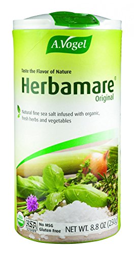 A. Vogel Herbamare Original Natural Fine Sea Salt with Organic Fresh Herbs and Vegetables, 8.8-Ounce Containers (Pack of 2)