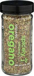 Spicely Organic Oregano 0.40 Ounce Jar Certified Gluten Free