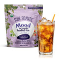 Four Sigmatic Mood Organic Herbal Tea | Enhance Emotional Well-Being with Tulsi & Reishi Tea | Calming Lemon Balm Tea w/Adaptogens | Vegan, Gluten-Free | Lemon Balm & Rose, 24 Servings