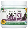 Nature's Answer Sambucus Daily Gummies | 2X More Elderberry 3200 mg Concentration | Alcohol-Free, Gluten-Free, Gelatin-Free, Vegan, Non-GMO & No Preservatives | (45 Count (Pack of 1)