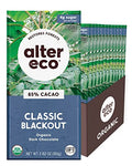 Alter Eco | Classic Blackout | 85% Pure Dark Cocoa, Fair Trade, Organic, Non-GMO, Gluten Free Dark Chocolate Bar, 12 Bars