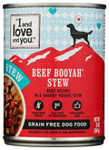 I and Love and You Naked Essentials Wet Dog Food - Grain Free and Canned, Beef, 13-Ounce