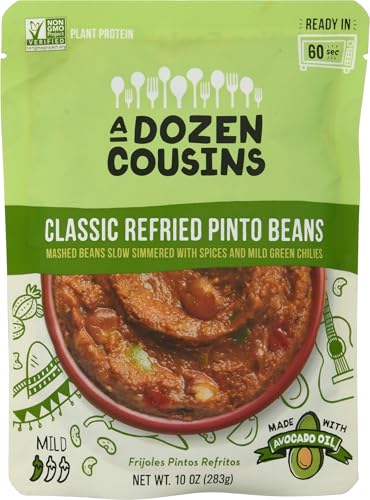A Dozen Cousins Classic Refried Pinto Beans, 10 Oz