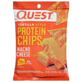 Quest Nutrition Protein Tortilla Chips, Nacho Cheese, 18g Protein, 4g Net Carbs, 150 Calories, Low Carb, Gluten Free, Soy Free, Potato Free, Baked, 1.1oz Bag, Single Sample