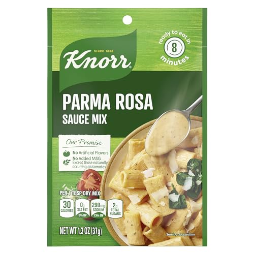 Knorr Sauce Mix Parma Rosa Creamy Pasta Sauce For Simple Meals and Sides No Artificial Flavors, No Added MSG 1.3 oz