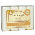 A La Maison Unscented Oat Milk Soap, 4 pack