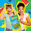 PUR Jumbo SOURZ Gum | Aspartame Free Chewing Gum | 100% Xylitol | Natural Flavor | Sour Blue Raspberry, Sour Watermelon, 20 Pieces (Pack of 1)