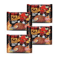 [Fire Bull Ramen] Intense Spicy Stir-Fried Ramen | Authentic Korean Heat Meets Flavorful Delight | Thick, Chewy Noodles | Quick & Easy Meal (4 Pouches)