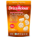 Drizzilicious Mini Flavored Rice Cakes Cinnamon Swirl - Rice Crisps, Healthy Snack for Adults and Kids, Vegan, Gluten Free Snack, Allergen Free, Only 90 Calories Per 21 Pieces - 4 oz (Pack of 1)