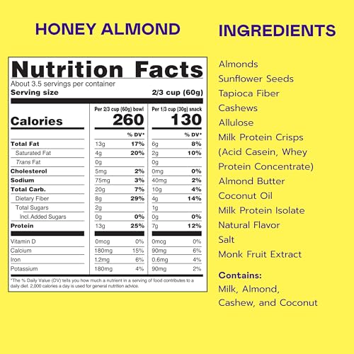 Magic Spoon Honey Almond 8oz Granola