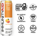 LIFEAID Wellness Blend With Echinacea Zinc Astragalus Vitamin C Only 45 Calories 100 Clean Vegan GlutenFree No Artificial Flavors Sodium or Caffeine cans Can, IMMUNITYAID, 12 Fl Oz