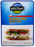 Wild Planet Wild Albacore Tuna, No Salt Added, Sustainably Wild-Caught, Kosher, Gluten Free, Keto and Paleo, 3rd Party Mercury Tested, 3 Ounce Pouch (Pack of 1)