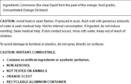 Air Scense - Orange 7 fl Ounce (207 ml) Liquid