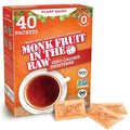 Monk Fruit In The Raw Sweetener Packets, 40 Ct, Keto Certified Monk Fruit Sweetener Packets, Zero Calories, Zero Net Carbs, Non-GMO Project Verified, Vega, Low Glycemic Index