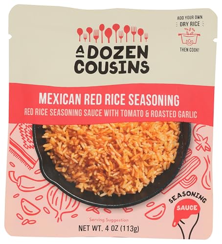 A DOZEN COUSINS Mexican Red Rice Seasoning Sauce, 4 OZ