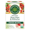 Traditional Medicinals Tea, Organic Rose Hips & Hibiscus - Supports Everyday Wellness - Kosher, Non-GMO, Caffeine-Free - 16 Tea Bags