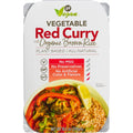 24 Vegan Vegetable Red Curry with Organic Brown Rice - 100% Vegan, Non - GMO, Organic - Just heat and eat