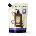 A LA MAISON Lavender Aloe Natural Hand Wash Made with Essential Oils - Biodegradable, Plant-Based, Vegan, Cruelty-Free 33.8 Fl Oz Pouch (1 Pack)