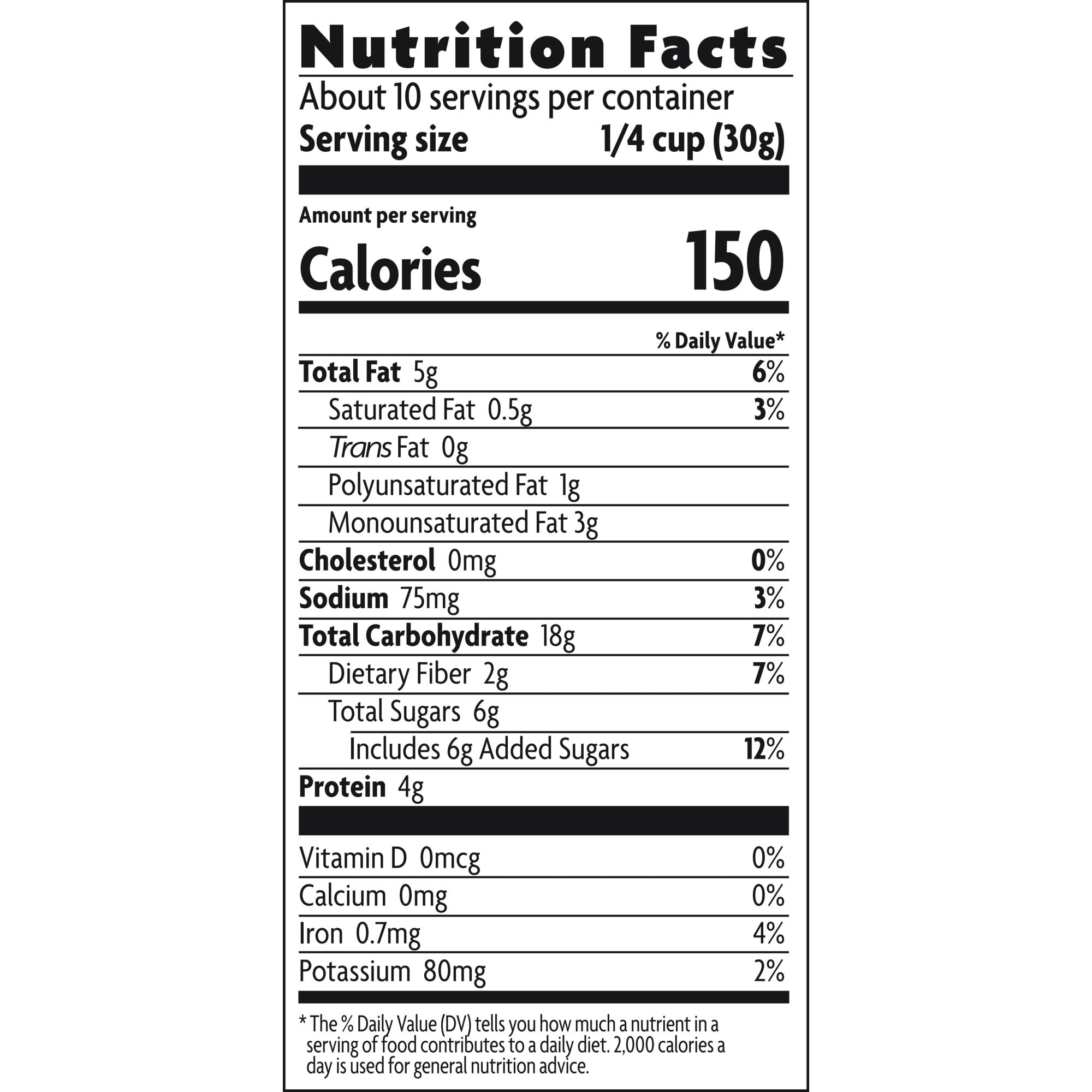 Love Crunch Organic Dark Chocolate & Peanut Butter Granola, 11.5 oz (Pack of 1), Non-GMO, Fair Trade, by Nature's Path