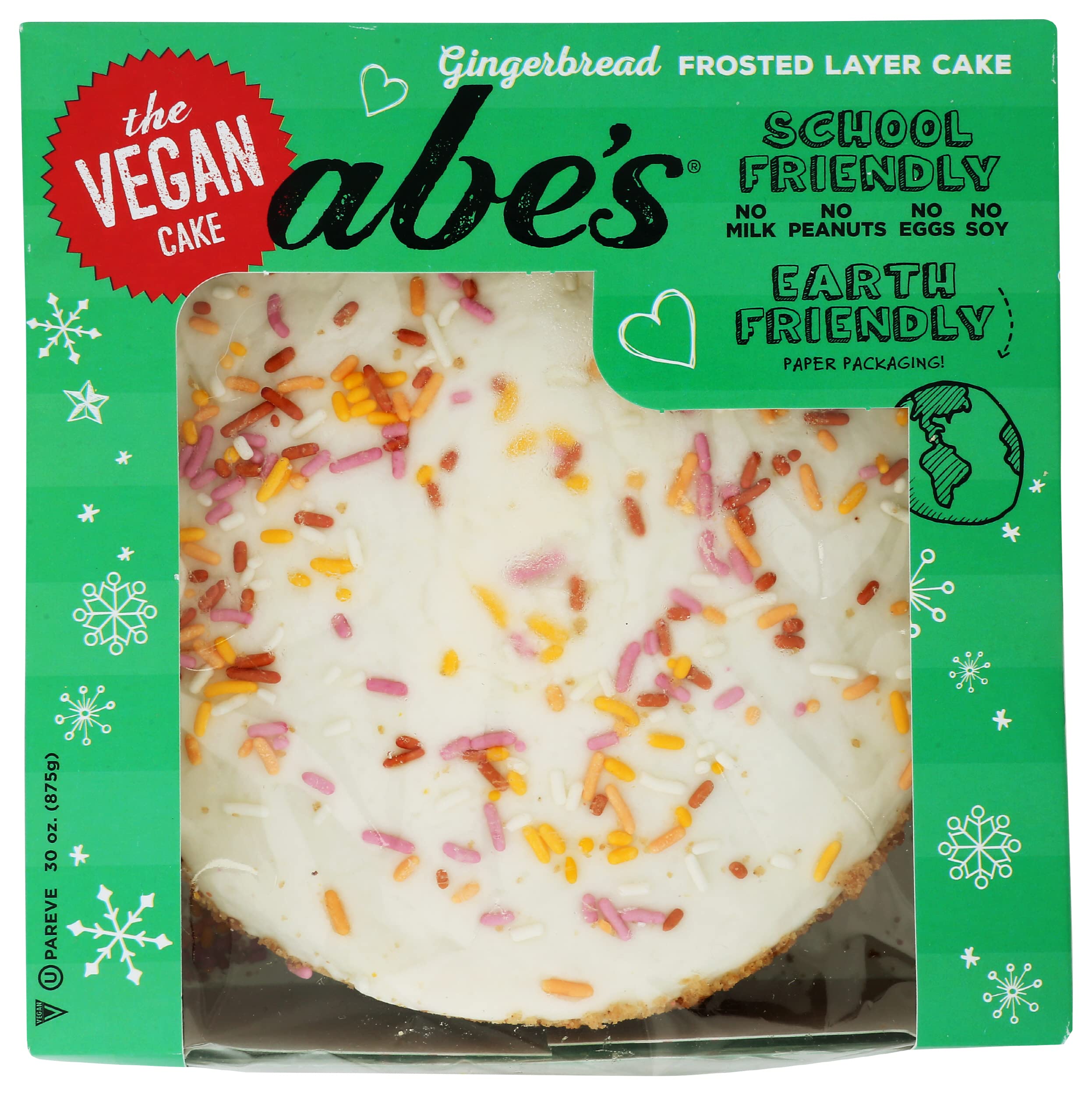 Abe's, Celebration Cake, Gingerbread (sold frozen)