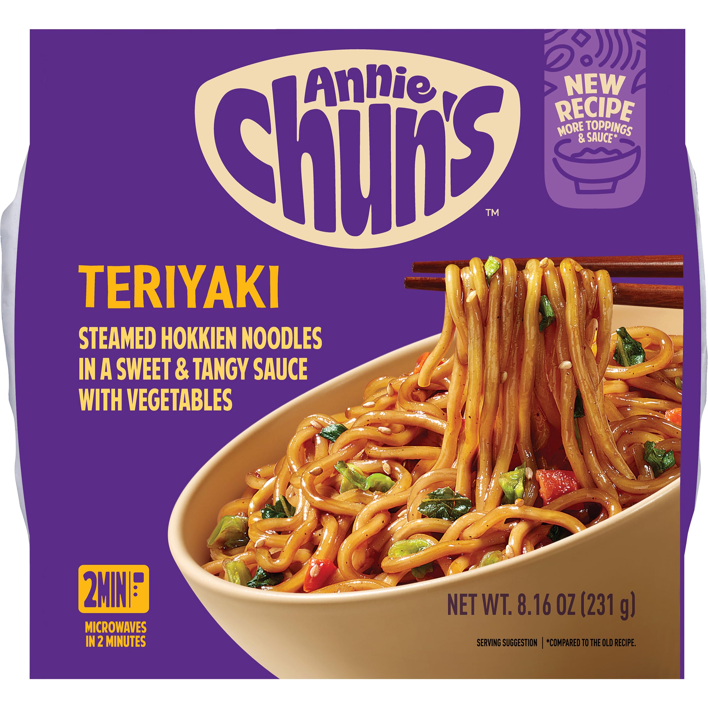Annie Chun's Teriyaki Noodle Bowl, 8.16 oz (Pack of 1)
