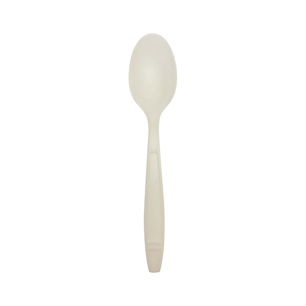 1000-PACK OF Tea Spoon Weighted Karat Earth Heavy Weight Bio-Based Tea Spoons, Natural - 1,000 pcs