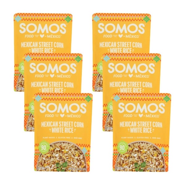 6-PACK OF Entree Rice Street Corn Somos 8.8 oz