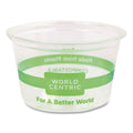 1000-PACK OF Cup Plad Eco-Friendly World Centric 4 oz Compostable PLA Plastic Cold Cups - Clear (1000 Count)