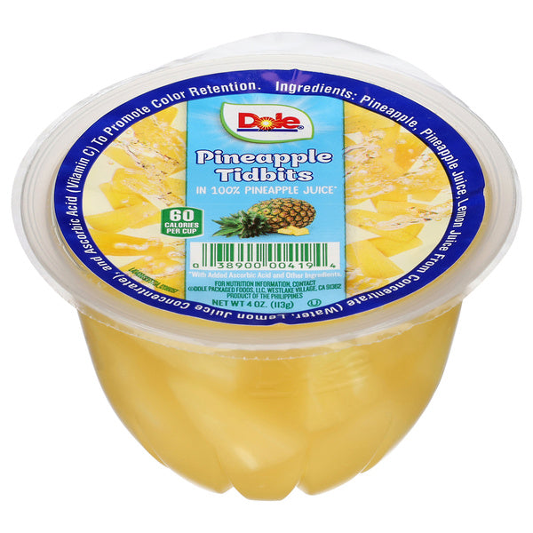 36-PACK OF PINEAPPLE TIDBIT JCE BOWL