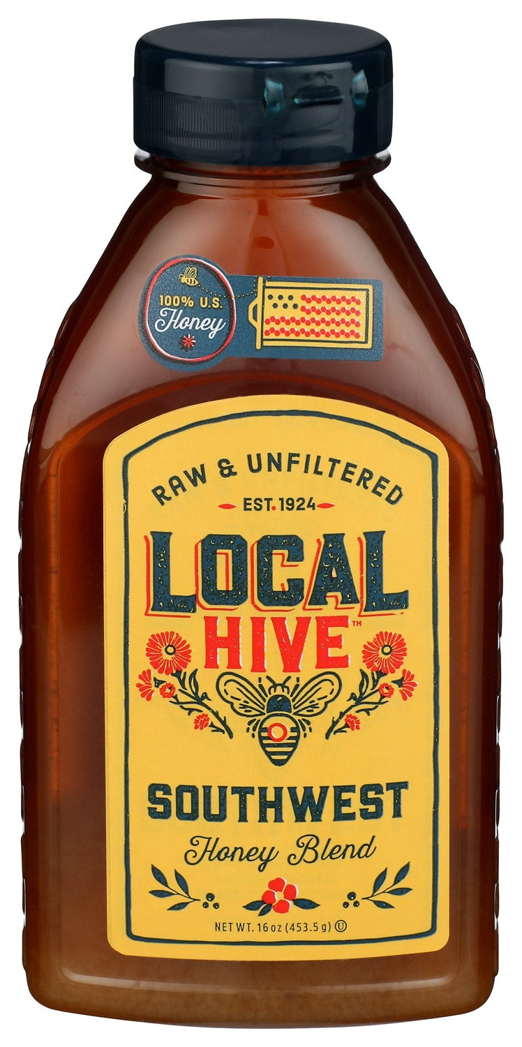 6-PACK OF HONEY RAW TEXAS HONEY BLEND