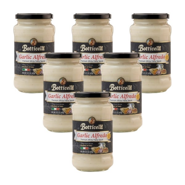 6-PACK OF Sauce Alfredo Garlic Botticelli Food 14.5 oz
