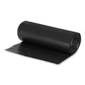 100-PACK OF Liner Trash Earthsense 1507741 Commercial 38" x 58" 1.25 Mil Recycled Black Trash Can Liners - 60 Gallon (100 Count)