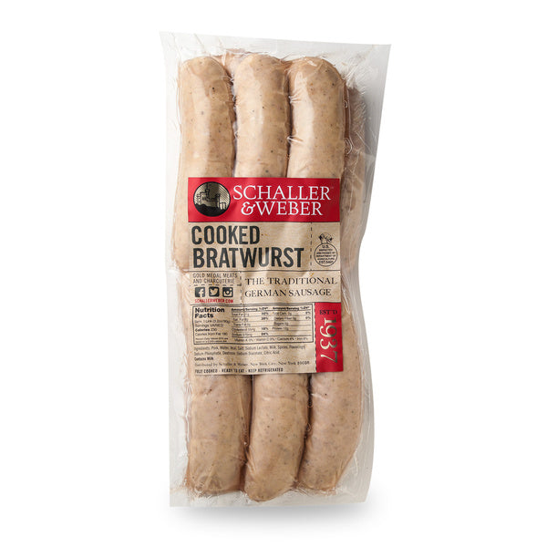 2.5 LB-PACK OF SAUSAGE BRATWURST CKD 5x1