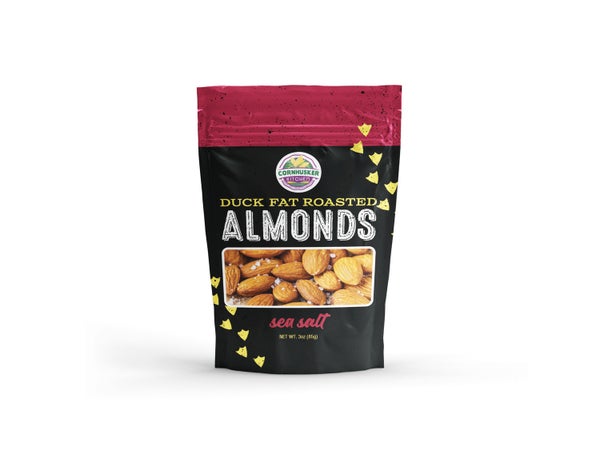 48-PACK OF Almonds Roasted Duck Fat Roasted Almonds Sea Salt 3 oz