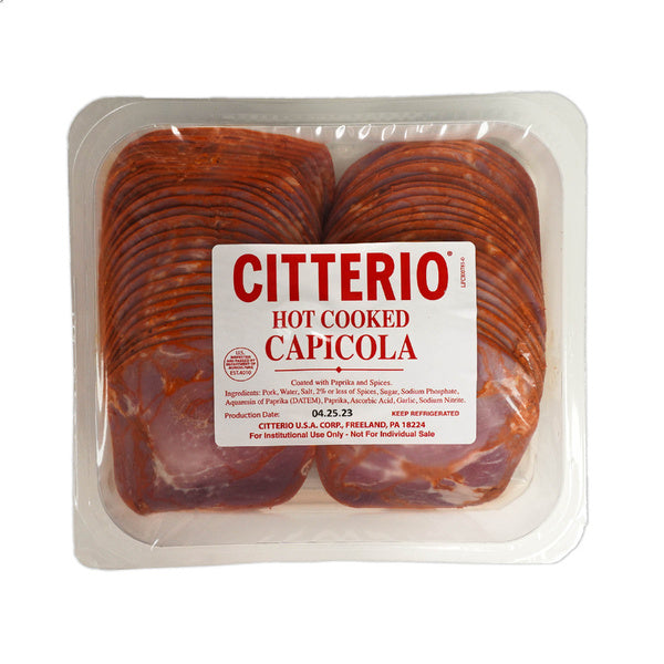 2LB-PACK OF HAM CAPICOLA HOT SLICED