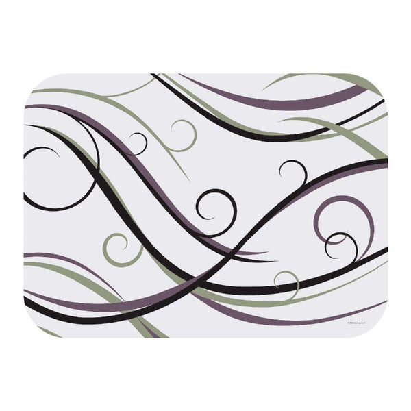 1-PACK OF TRAY MAT 13.62X19.75 SWIRL