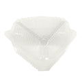 8-PACK OF CONTAINER PLAS PIE WDG HNG CLR