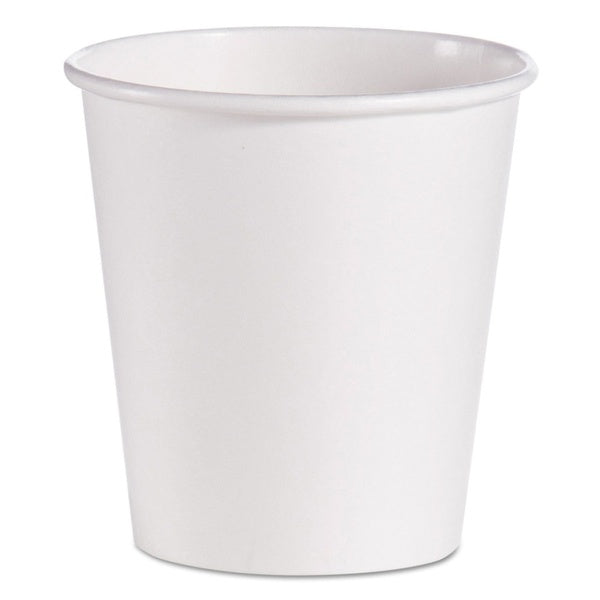 1000-PACK OF Cup Paper SOLO 510W 10 oz. White 1-Sided Poly Paper Hot Cups - Perfect for Coffee, Tea & More (1000 Count)