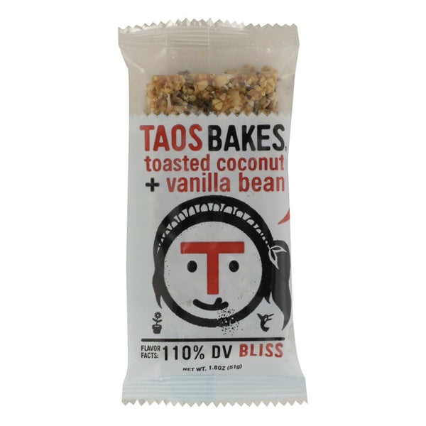 12-PACK OF BAR ENERGY TOASTED COCONUT + VANILLA BEAN