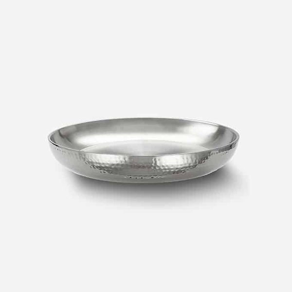 1 EA-PACK OF TRAY STNLS SFD HMRD SLVR 36OZ