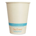 1000-PACK OF Cup Paper Eco-Friendly World Centric CUSU12C 12 oz. NoTree Paper Cold Cups - Natural (1000 Count)