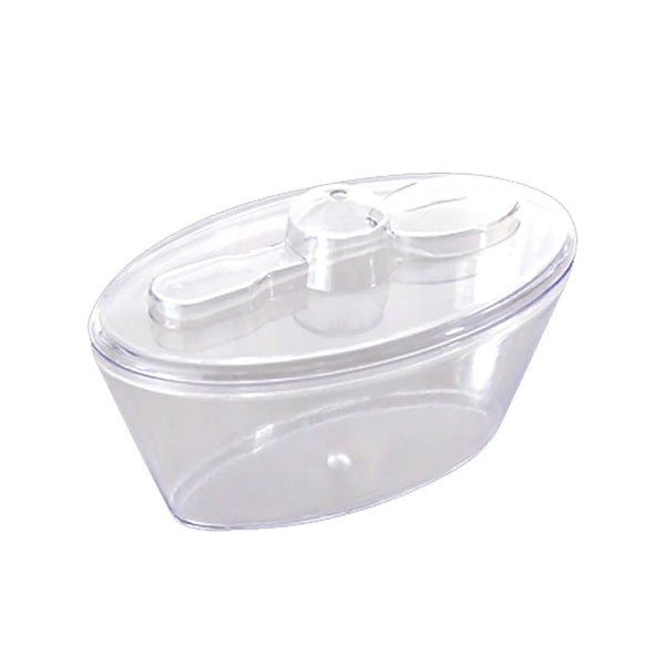24-PACK OF Cup Dessert 4 oz w/ Lid-Spoon