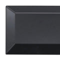 12-PACK OF Plate Dessert 5.5" x 8.5" Rect Black