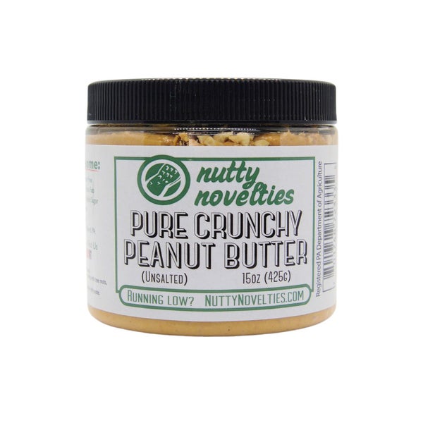 12-PACK OF Peanut Butter Pure Crunchy, Nutty Novelties