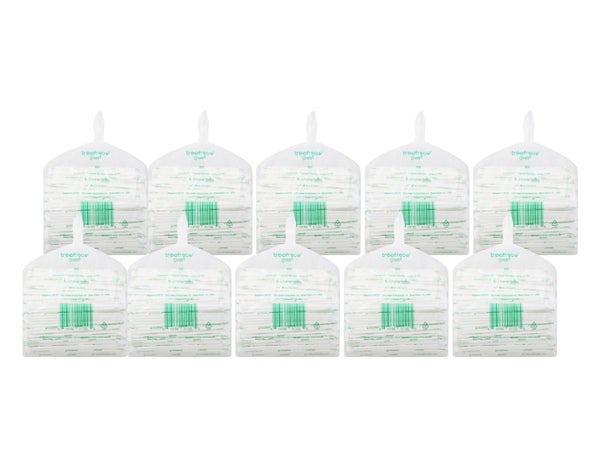 10-PACK OF Straw Paper Jumbo Green 2 500 ct