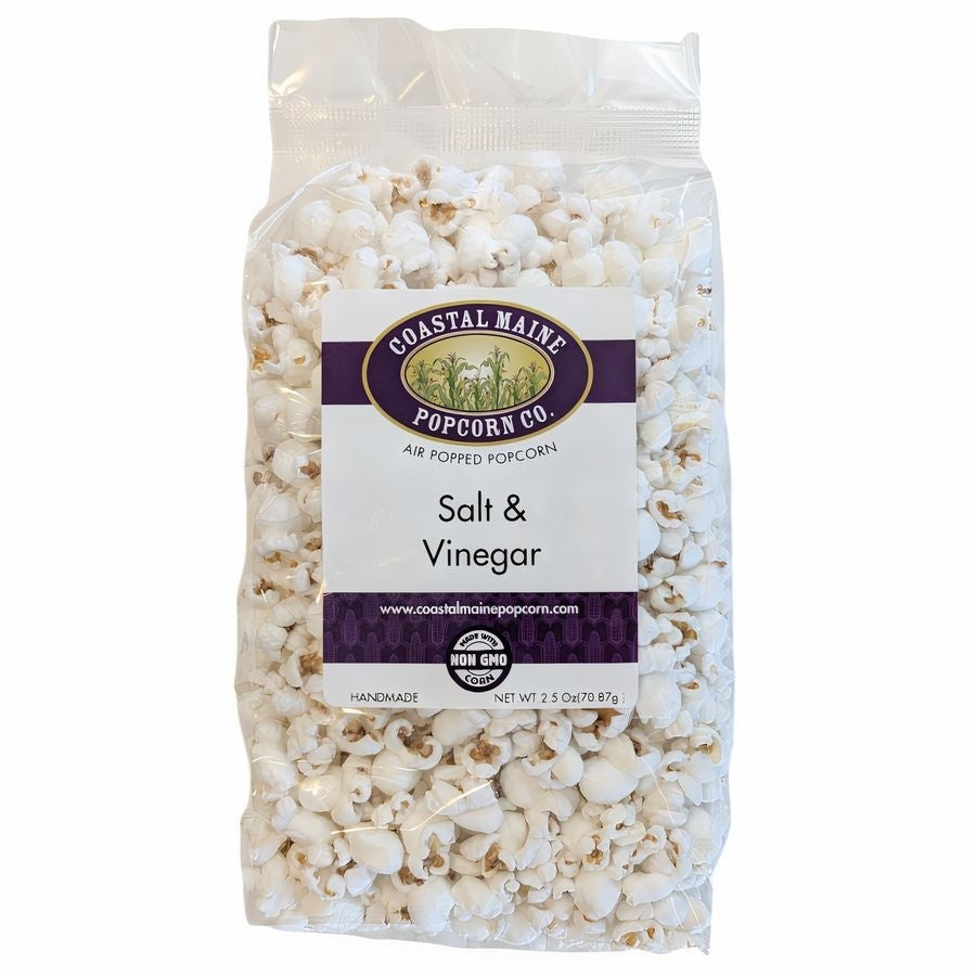 24-PACK OF Popcorn Salt and Vinegar, Coastal Maine