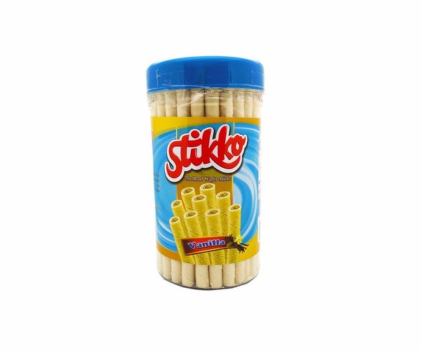 12-PACK OF Cookies Wafter Sticks Vanilla, Stikko