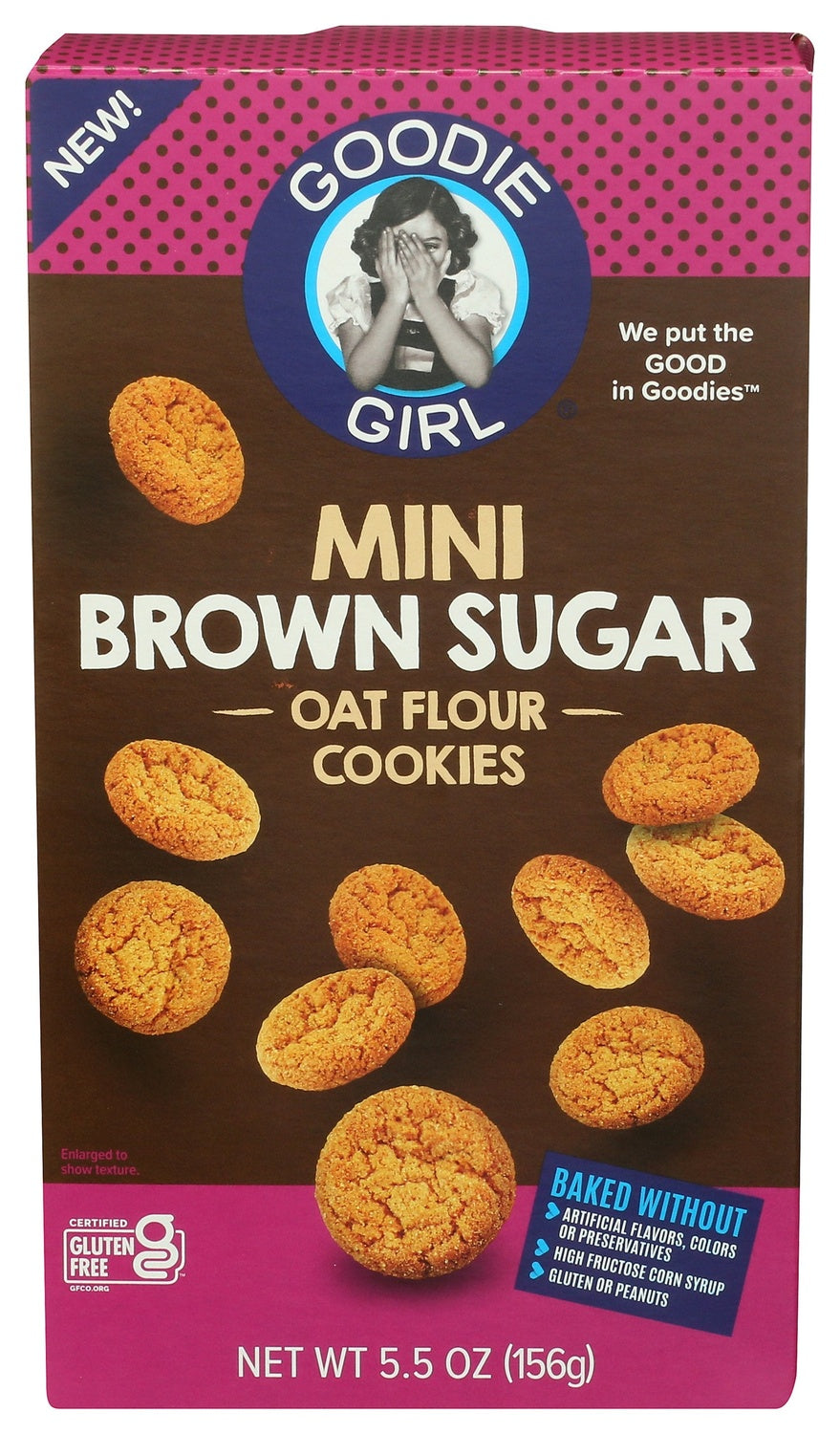 6-PACK OF COOKIE OAT MINI, BROWN SUGAR
