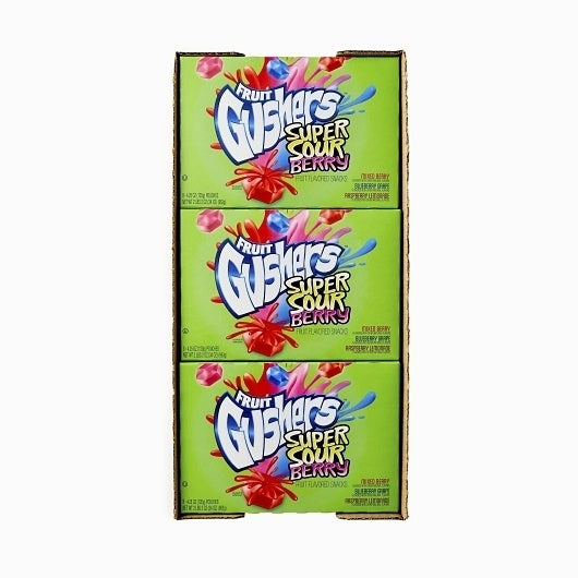 48-PACK OF Fruit Gluten Free Super Sour Berry Fruit Snacks General Mills, 48 - 4.25 Oz