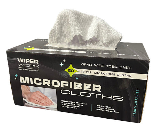 50 CT-PACK OF CLOTH DISPOSABLE MICRFBR BLU